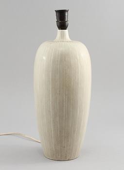 BORDSLAMPA, stengods, Carl-Harry Stålhane, Rörstrand, 1900-talets andra hälft.