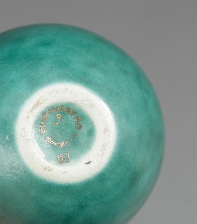 MINIATYRER, 2 st, stengods, "Argenta", Wilhelm Kåge, Gustavsberg.