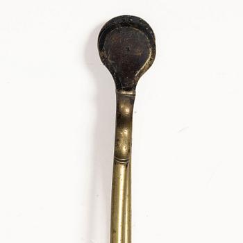Brasutensilier, 3 delar, omkring 1800.