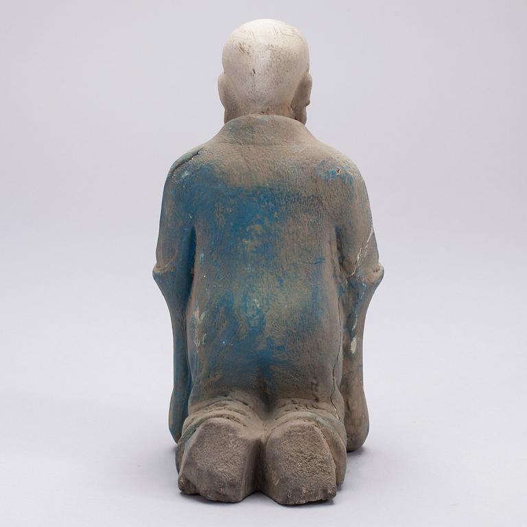 SKULPTUR, trä, Kina, 1900-talets början.
