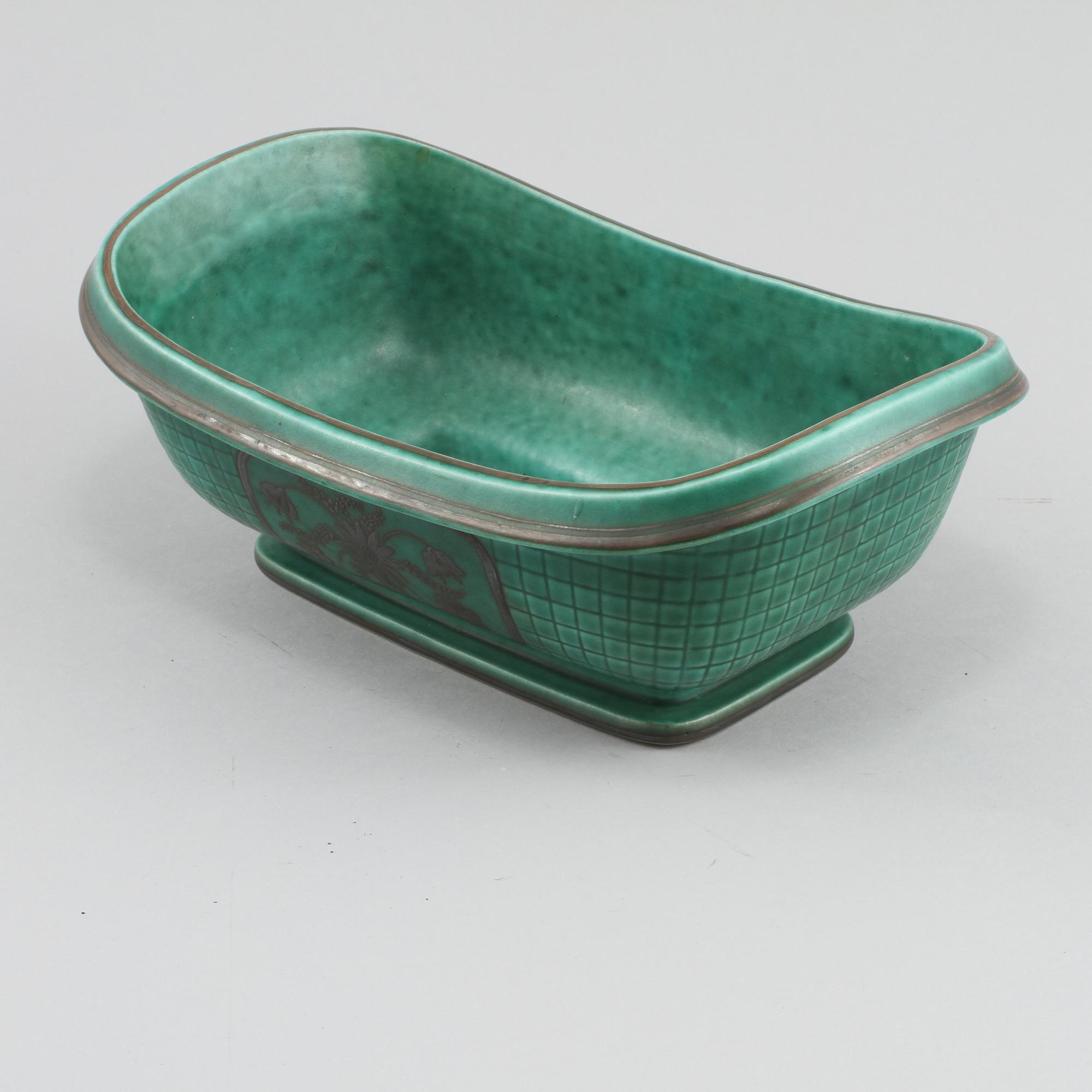 SKÅL, stengods, "Argenta", Wilhelm Kåge, Gustavsberg, 1900-talets mitt.