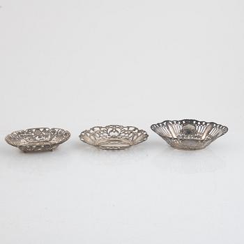 A group of nine silver pieces, including GEWE, Malmö, 1969.