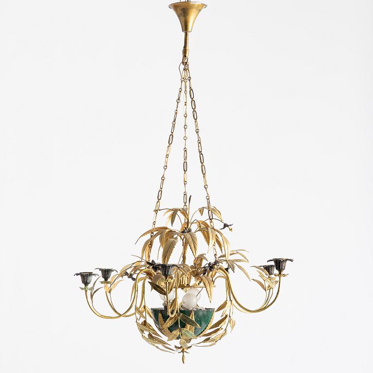 An early 20th century chandelier.