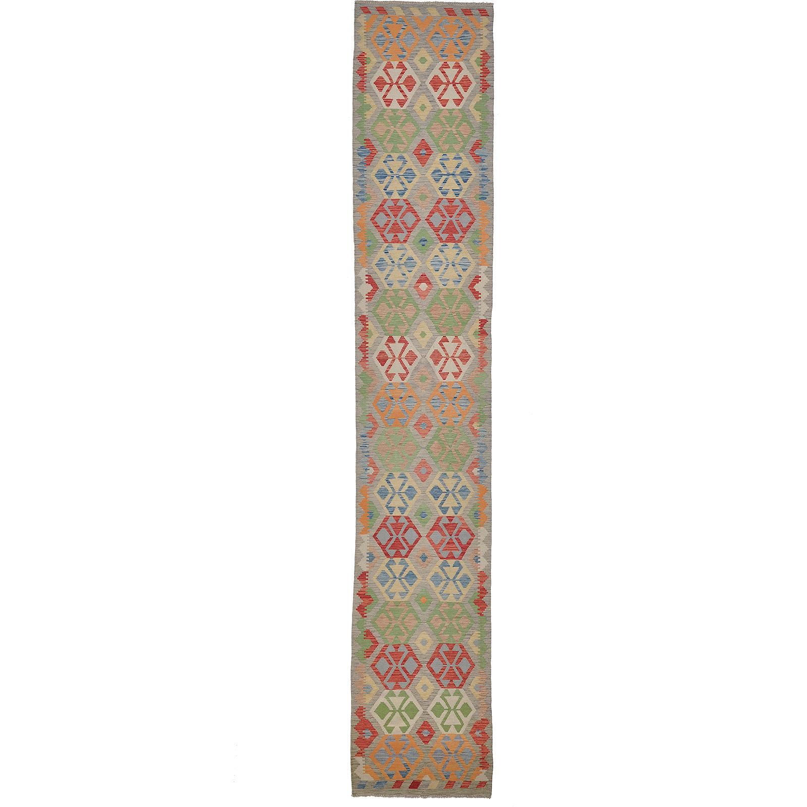A RUNNER, kilim 486 x 85  cm.