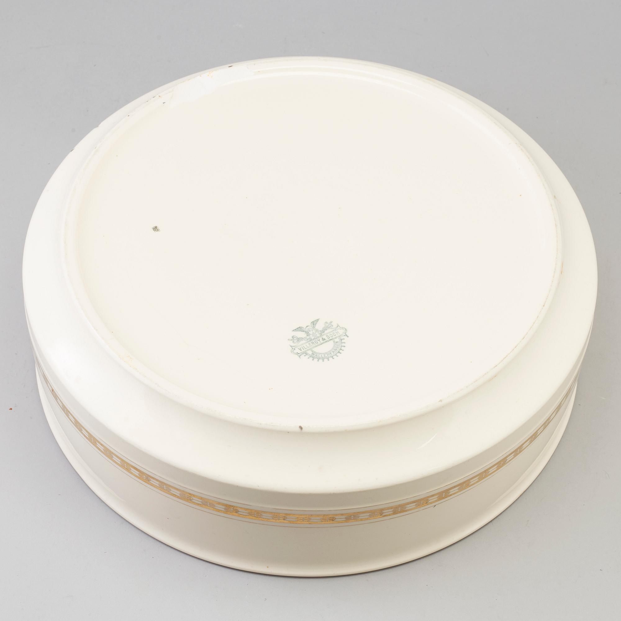 3 pcs of earthenware service from Villeroy & Boch, 20th century.