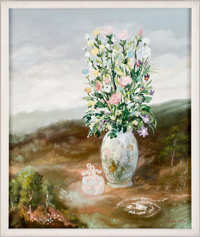 FRULS TILPO, olja på duk. Sign.