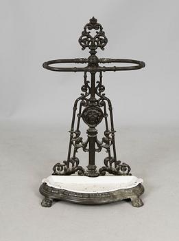 PARAPLYSTÄLL, gjutjärn, 1900-talets första hälft.