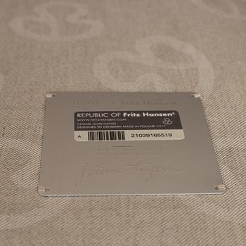 Jaime Hayon, a pair of 'Ro' lounge chairs with footstools, Fritz Hansen.