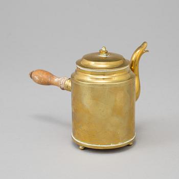 MINIATYRKAFFEKANNA, Skultuna, Mässing, 1800-tal.