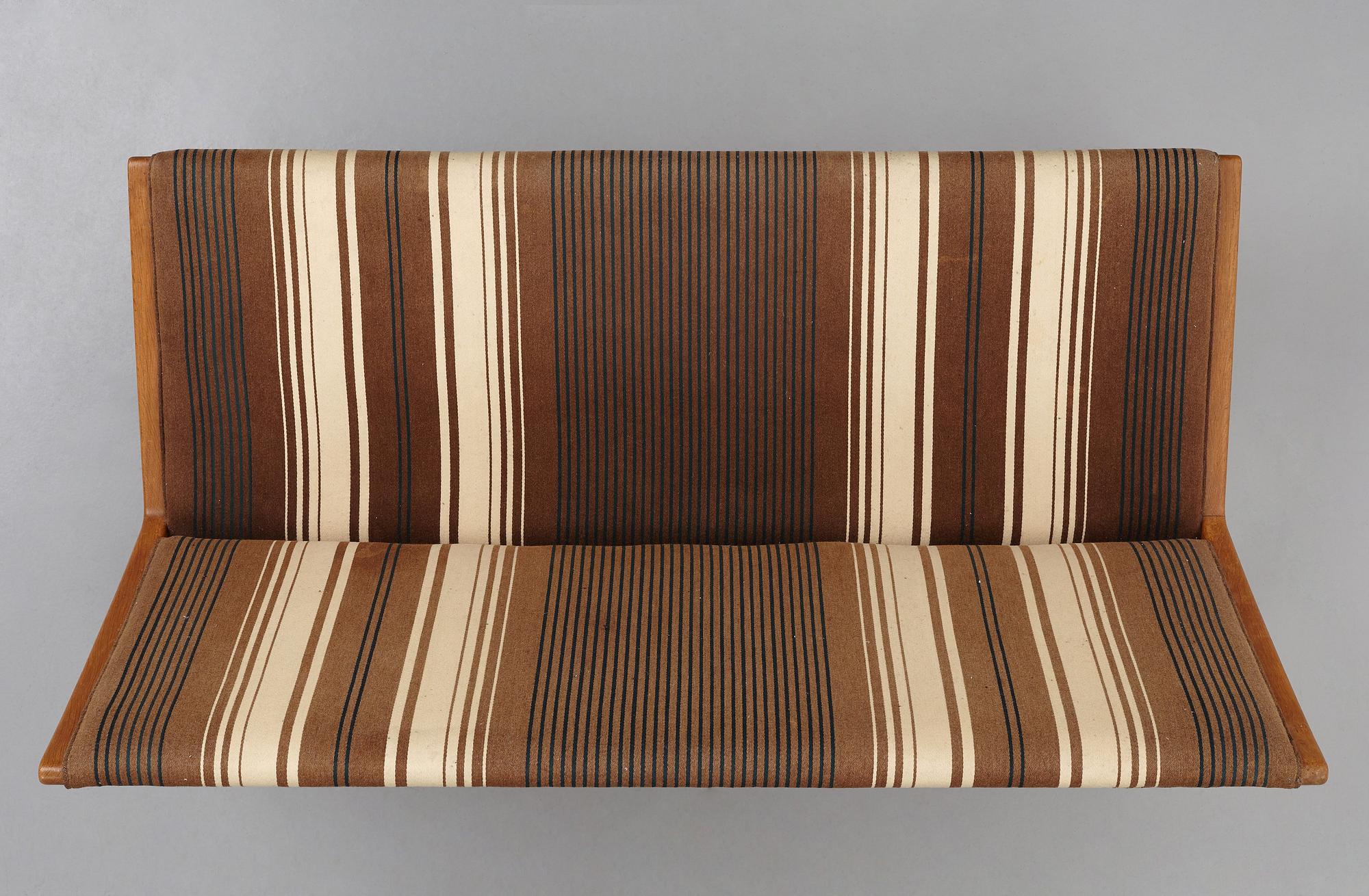 HANS J WEGNER, a model "JH 555" sofa for Johannes Hansen, Denmark, 1950's.