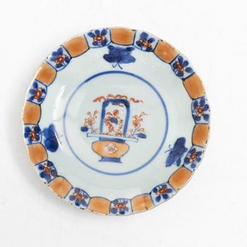 Parti koppar och fat, porslin, Kina, 1700-tal.