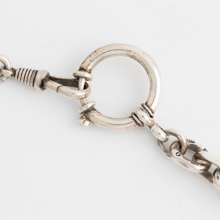 A silver necklace, Hellström & Åhrling, Stockholm, 1976.