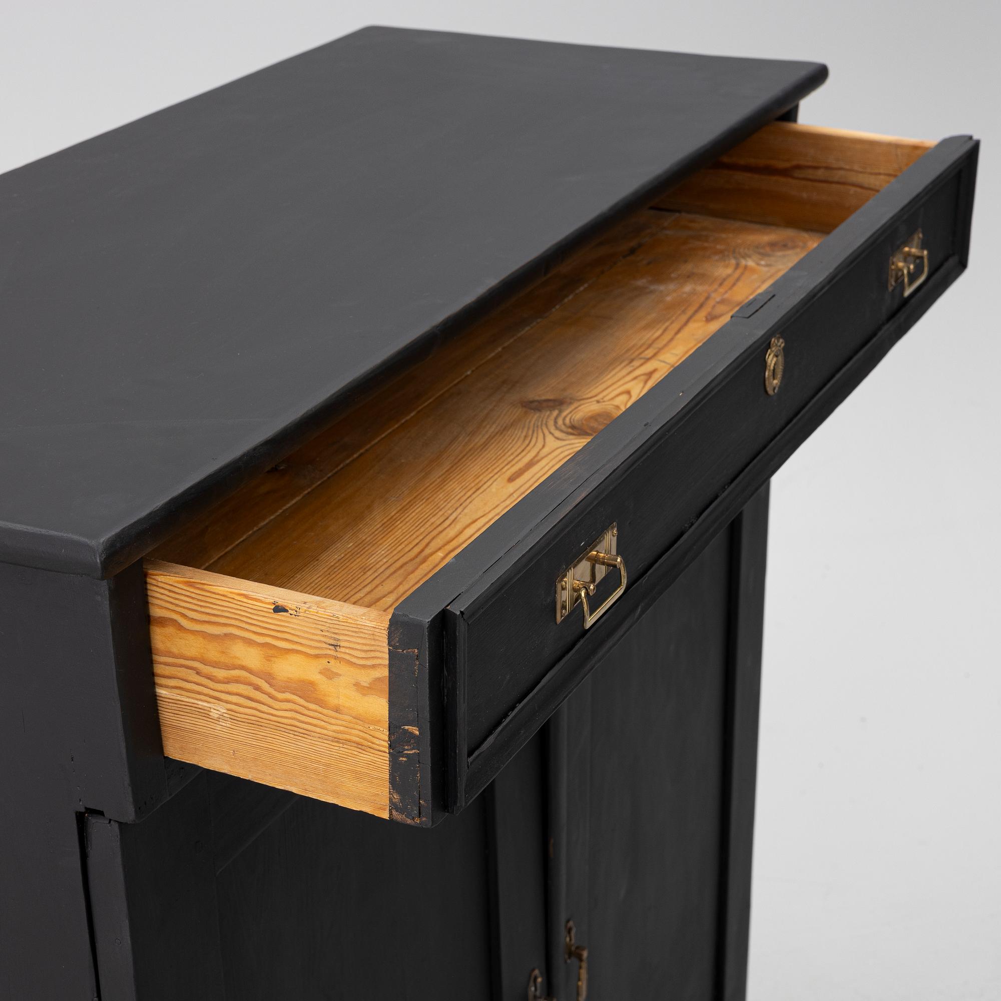 A 19th century cabinet, Sweden.