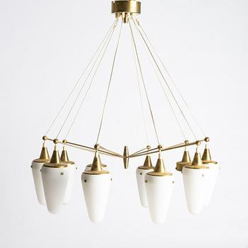 Hans-Agne Jakobsson, An imposing ceiling lamp, Hans-Agne Jakobsson AB, Markaryd, 1950s.