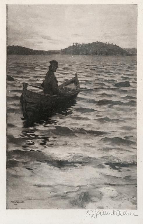 Akseli Gallen-Kallela, MOT STRANDEN.