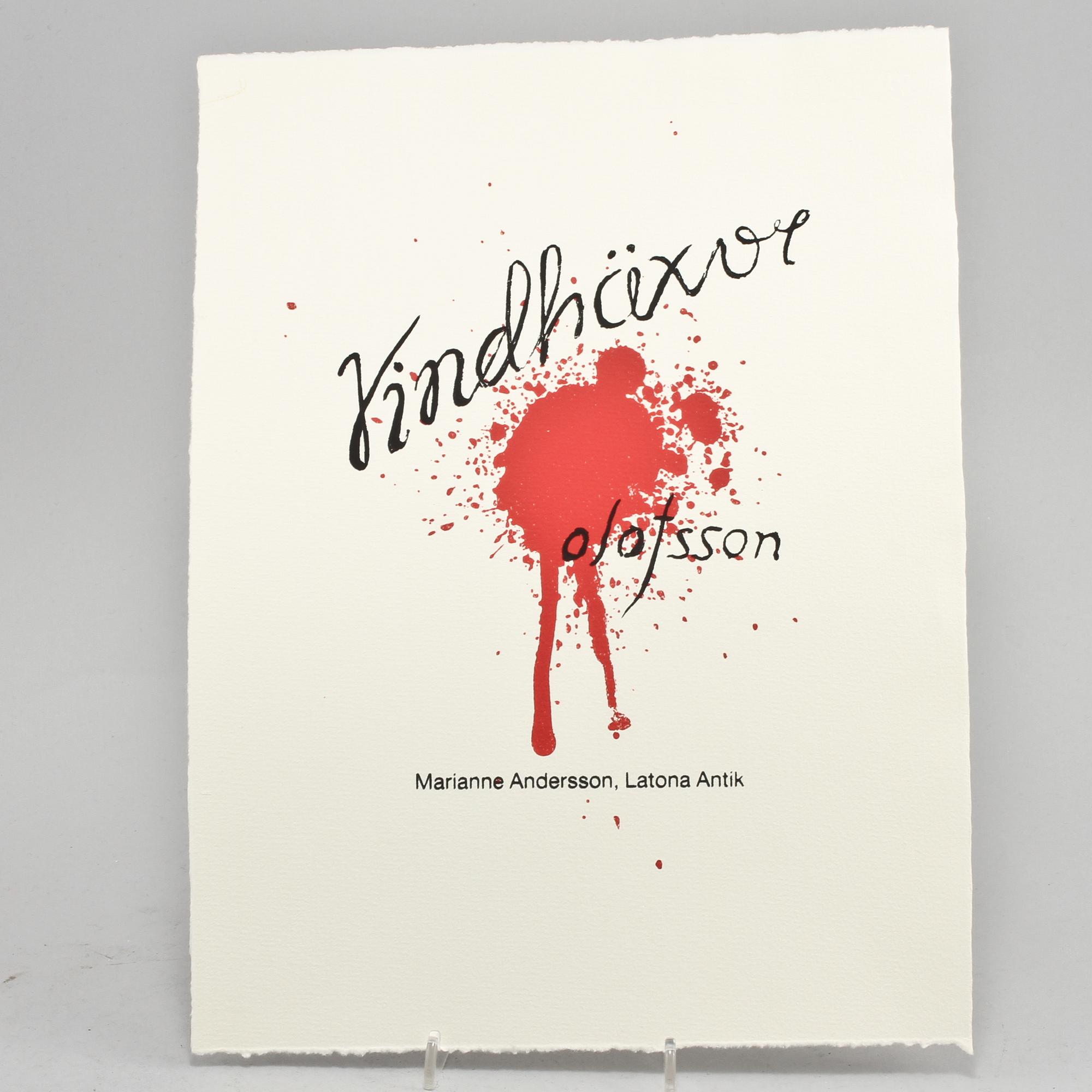 PIERRE OLOFSSON, mapp med 5 etsningar, signerade och numrerade 38/100.