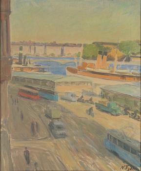 NILS TYDÉN, olja på duk, signerad.