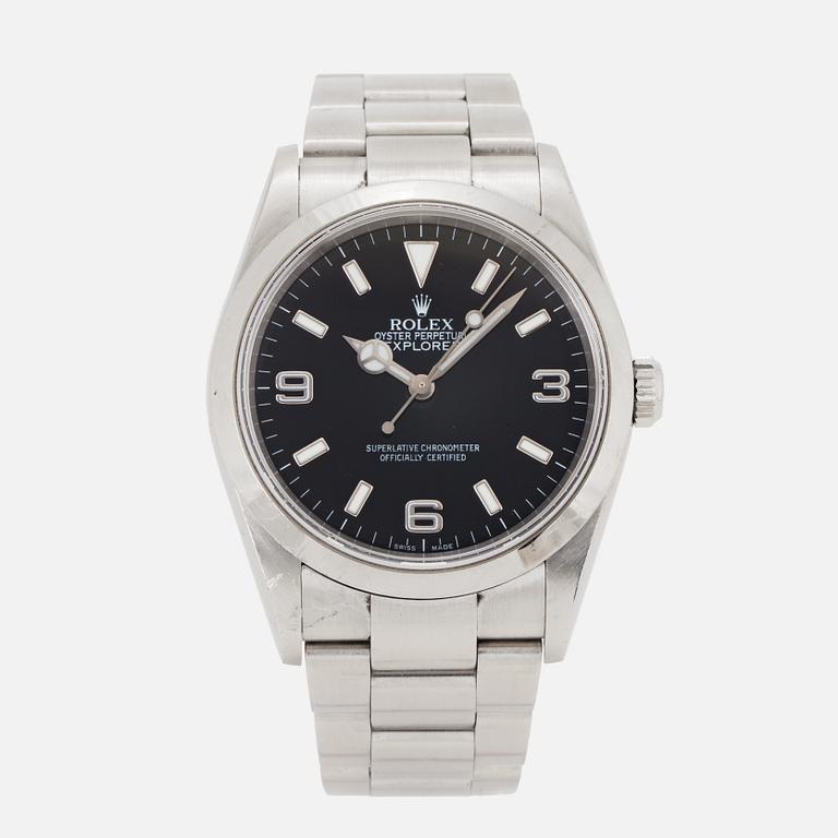 ROLEX, Oyster Perpetual, Explorer (Swiss Made), Chronometer, wristwatch, 36 mm.