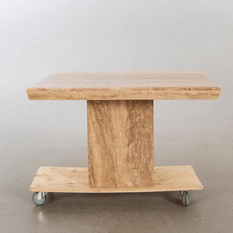 Matbord, Travertin/sten, ca1980-tal.