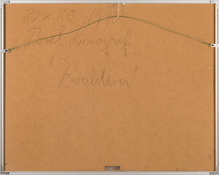 PAVEL LANDGRAF, signeerattu ja päivätty -90.