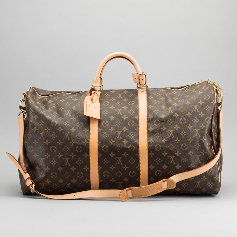 A 'Keepall 60' monogram canvas bag.