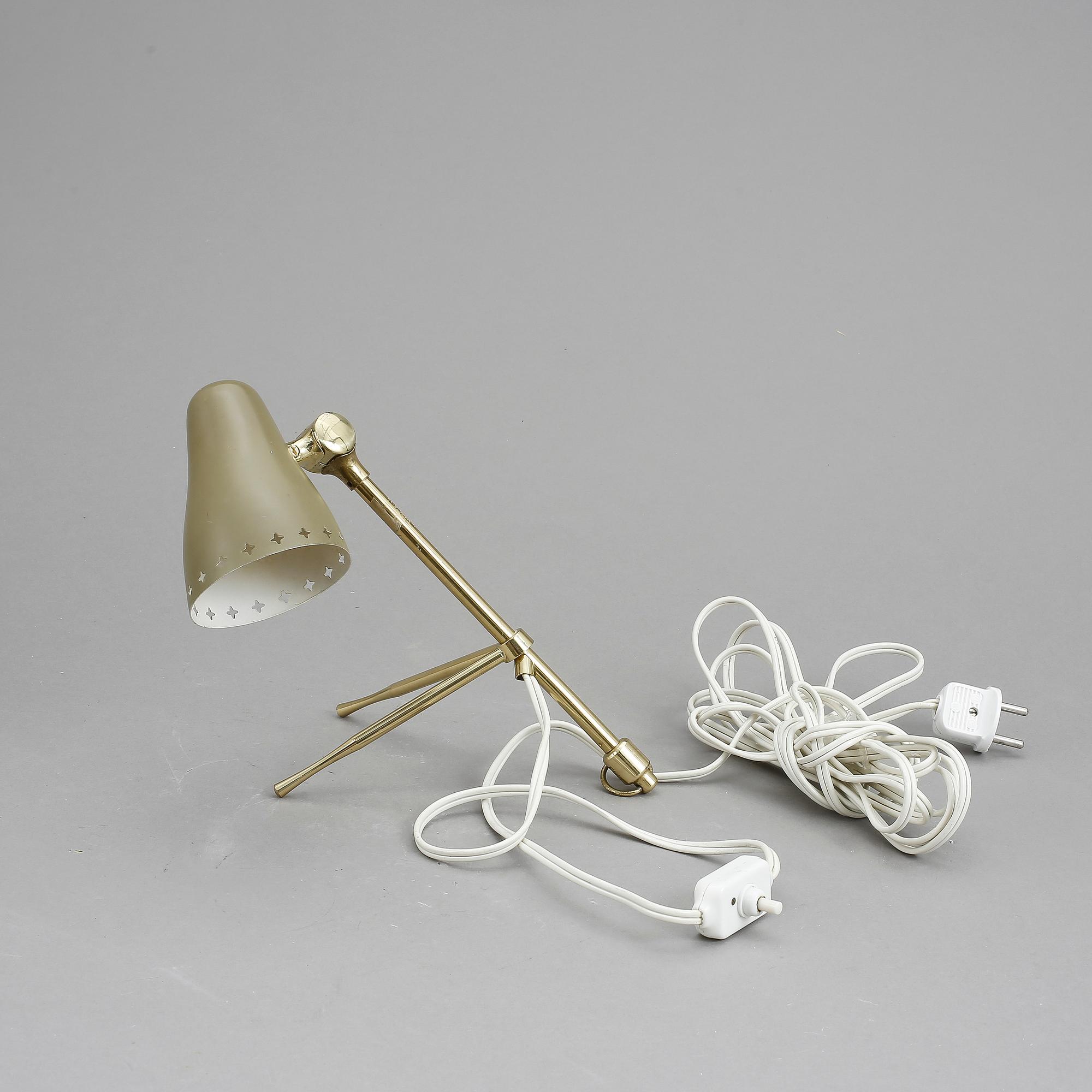 BORDSLAMPA, 1900-talets mitt, Sverige.