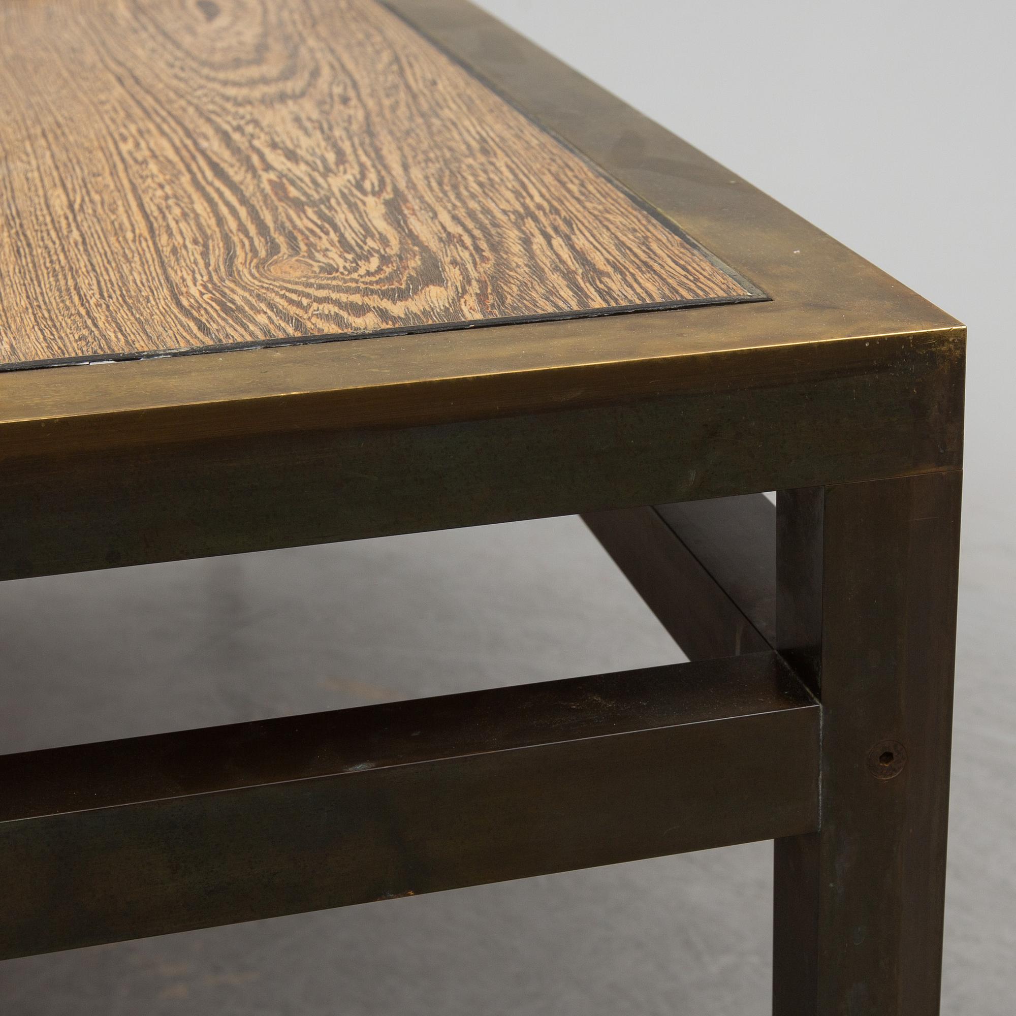 A Danish wengé wood desk, 1960's/70's.