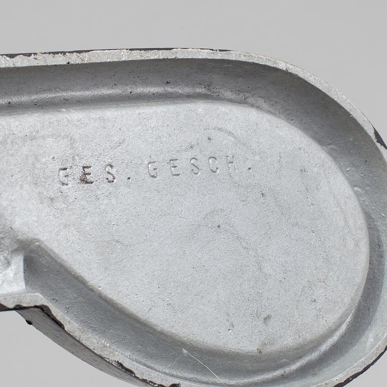 An Austrian metal umbrella stand, 1950's.