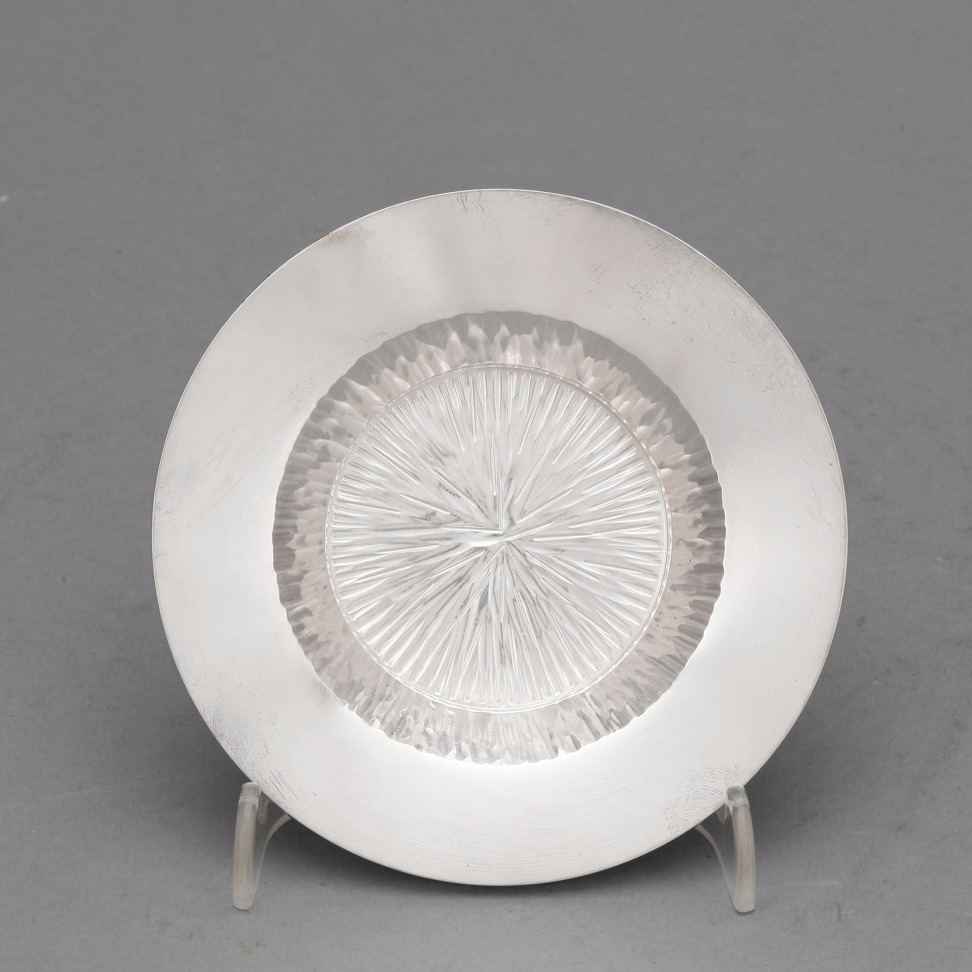 SKÅLFAT, sterlingsilver, Rey Urban, Stockholm, 1992. Vikt ca 172g.