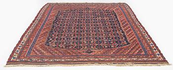 An Antique Afshar carpet, South Persia (Iran), c. 364 x 230 cm.