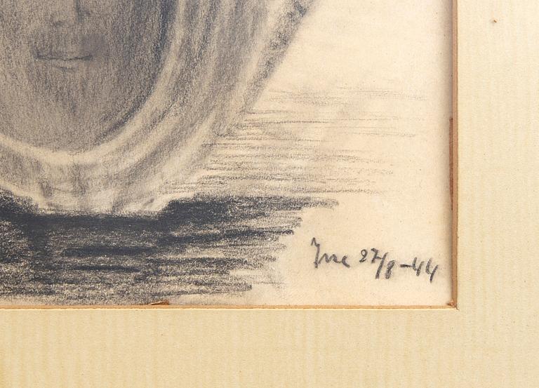 Esaias Thorén, two drawings, signed -34 & -44.