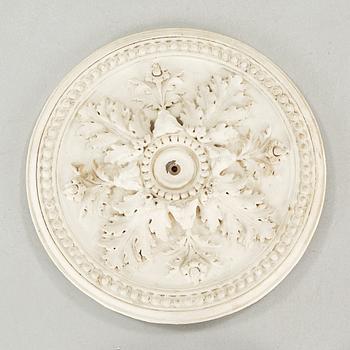 TAKROSETT, gips, omkring sekelskiftet 1900.