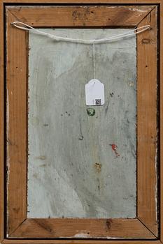 ALPO JAAKOLA, NAINEN LILASSA.