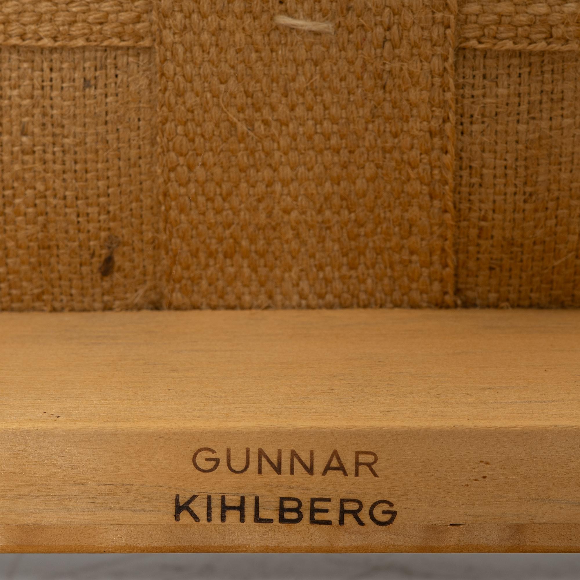 Karmstolar, ett par, empirestil, 1900-talets mitt.