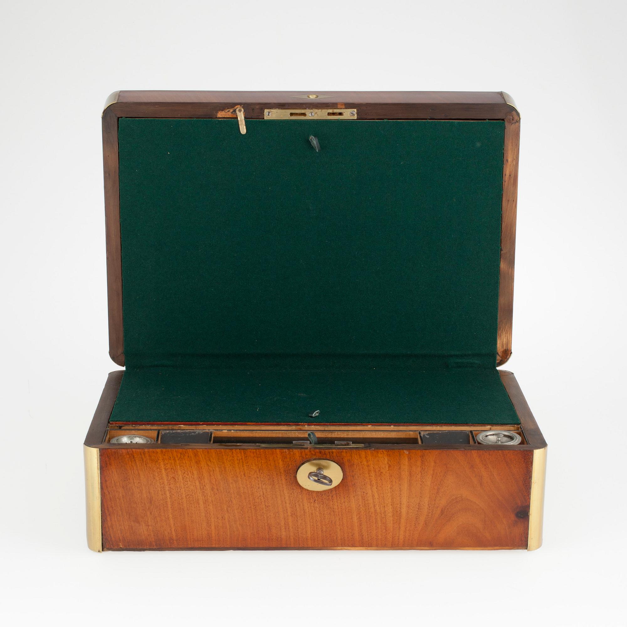 SKRIVSCHATULL, England, 1800-tal.