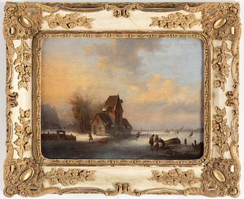 DUTCH ARTIST 19TH CENTURY, Unsigned. Panel 29.5 x 38.5 cm.