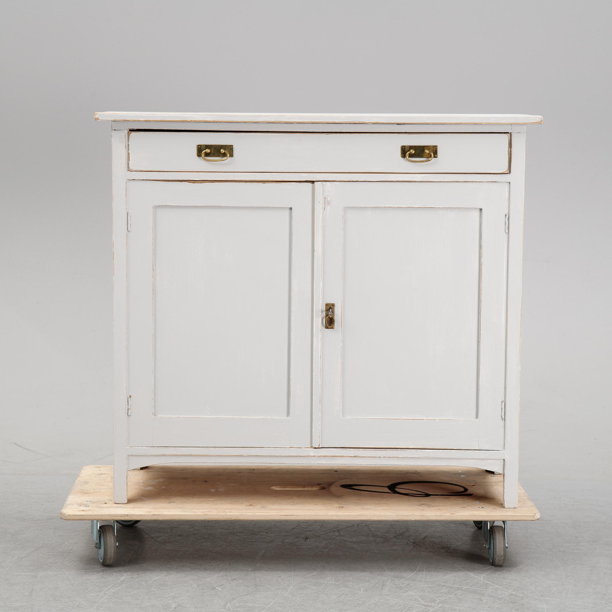 A conrtemporary painted cupboard.