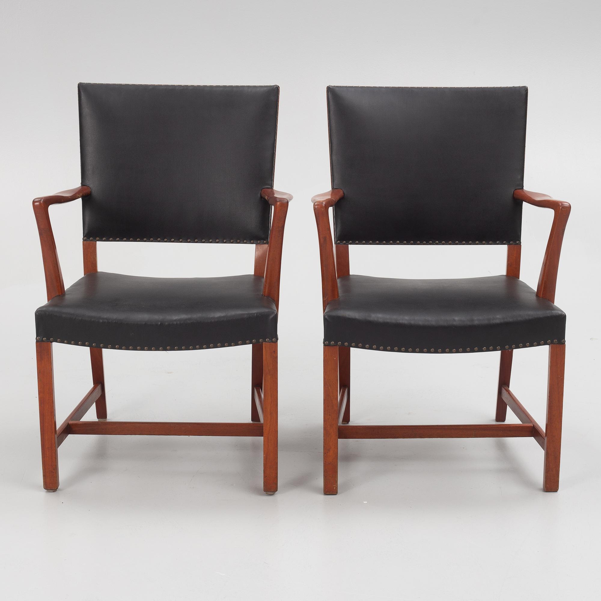 Karl Erik Ekselius, a pair of chairs, JOC, Vetlanda, mid 20th Century.