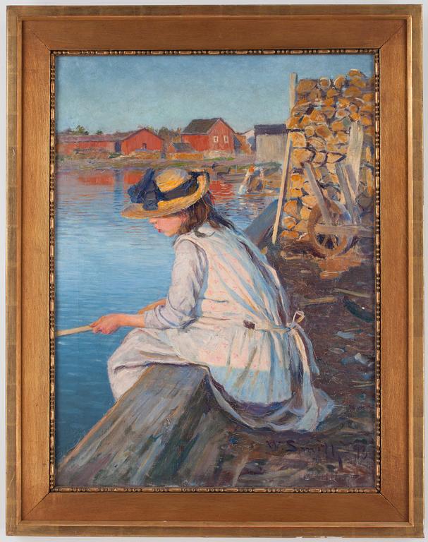 Wilhelm Smith, Girl fishing.