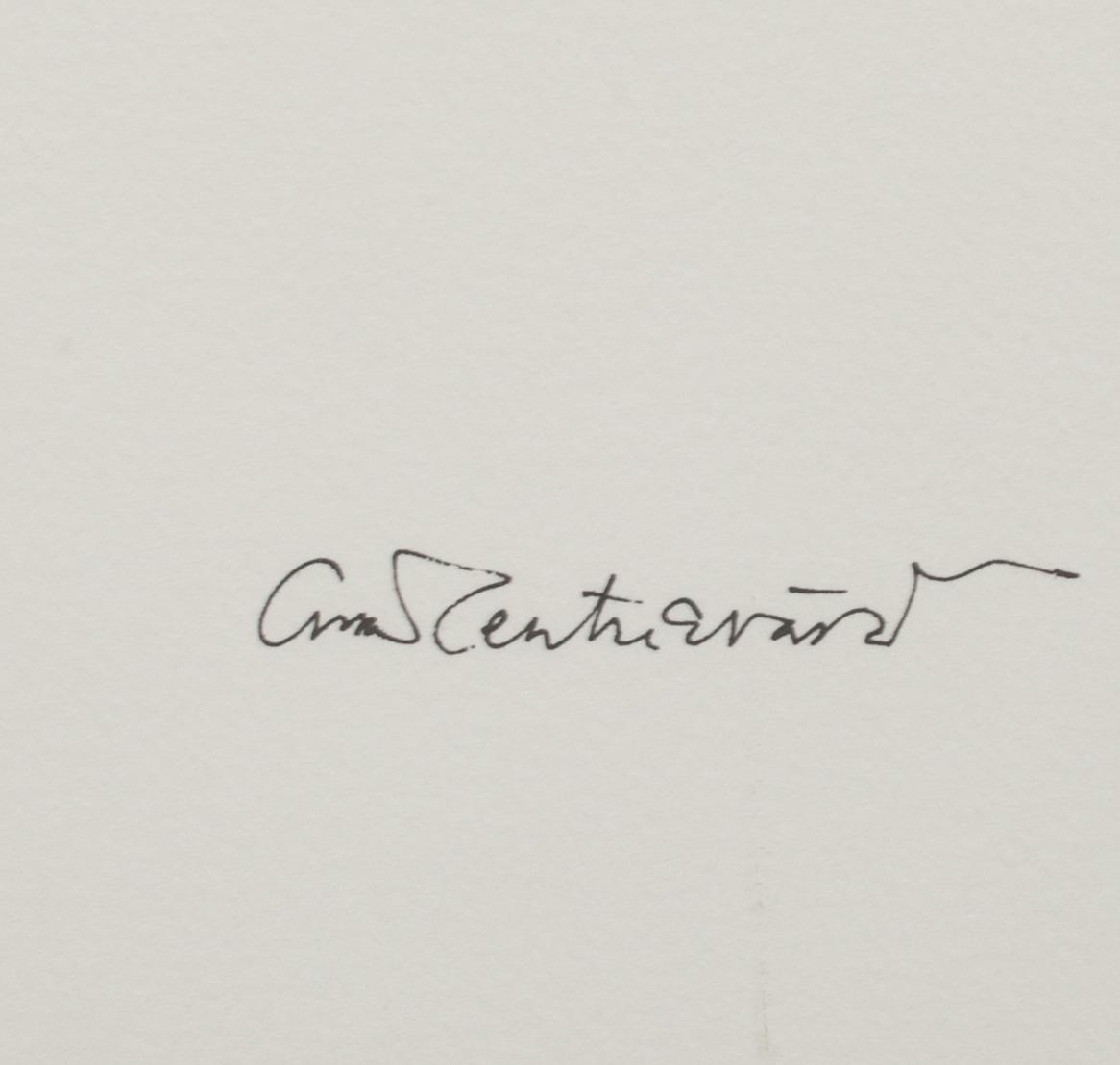 OSCAR REUTERSVÄRD, färglitografi, signerad och numrerad 62/100.