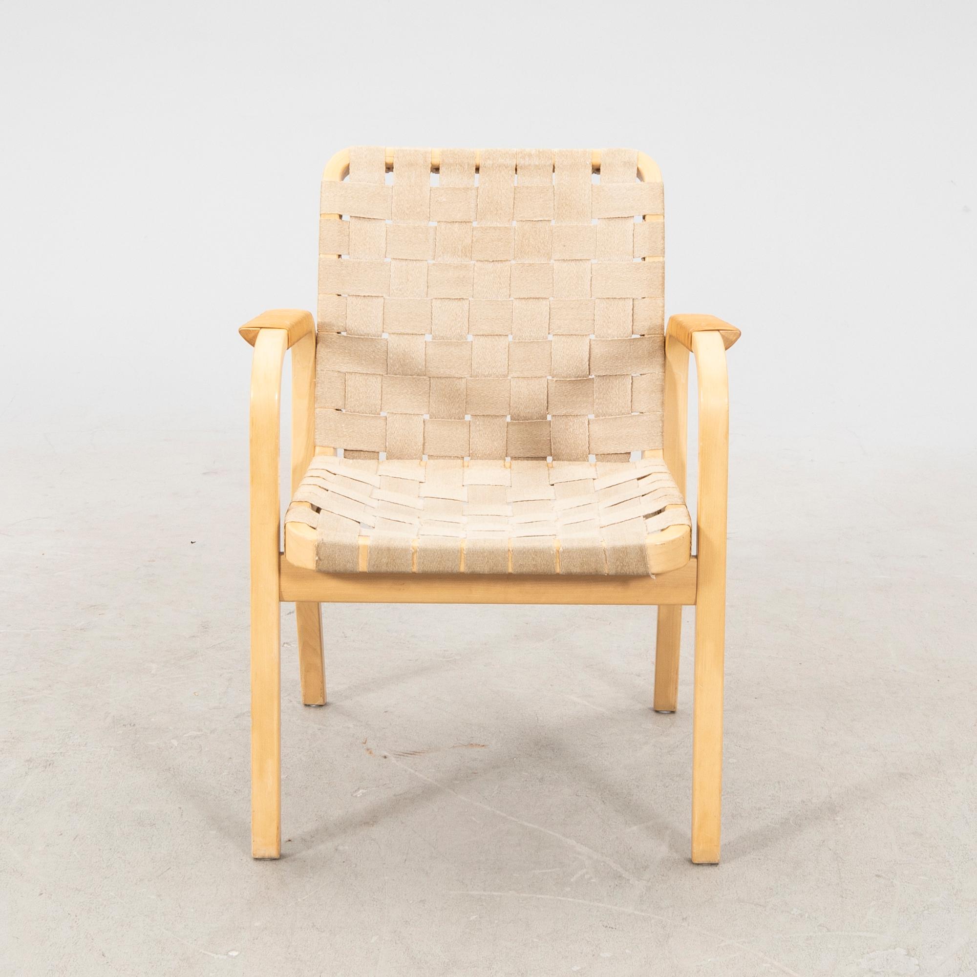 Alvar Aalto, karmstol, modell 45 för Artek 1900-talets slut.