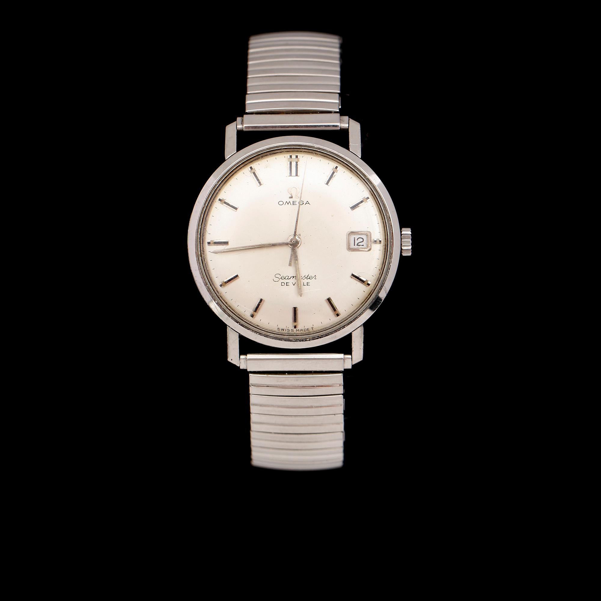 ARMBANDSUR, stål, Omega Seamaster De Ville, automatisk.