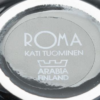 Kati Tuominen-Niittylä, Kaatimia, 2 kpl, "Storybirds" ja 2-osainen tarjoilumalja, "Roma", Arabia.