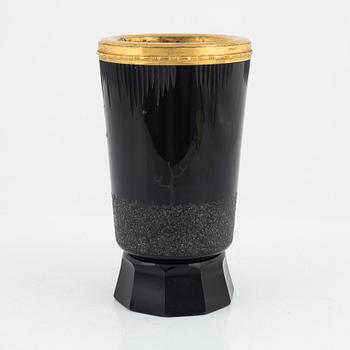 Yrjö Rosola, a glass vase, Karhula/Iittala, 1930's.