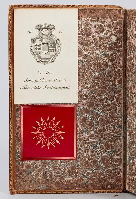 FURSTLIG BOK, "La Pucelle d´Orleans, poëme en vingt et un chants", av Francois Voltaire, Paris 1808.