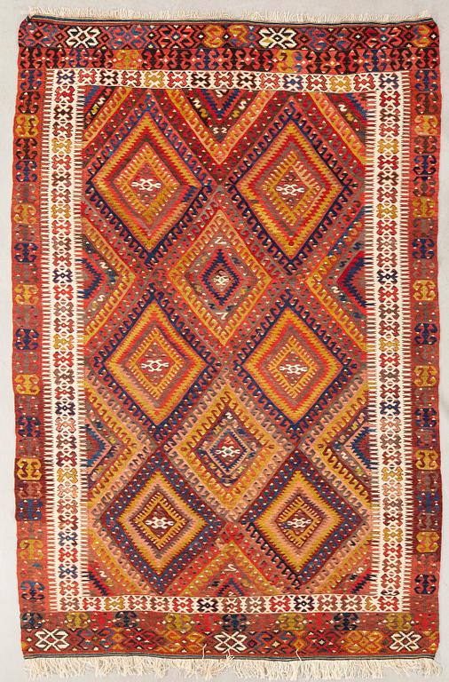 Kelim Sumak semi-antique/old approx. 300x174 cm.