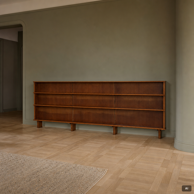 Gustav Axel Berg, bookcase, mid-20th century.