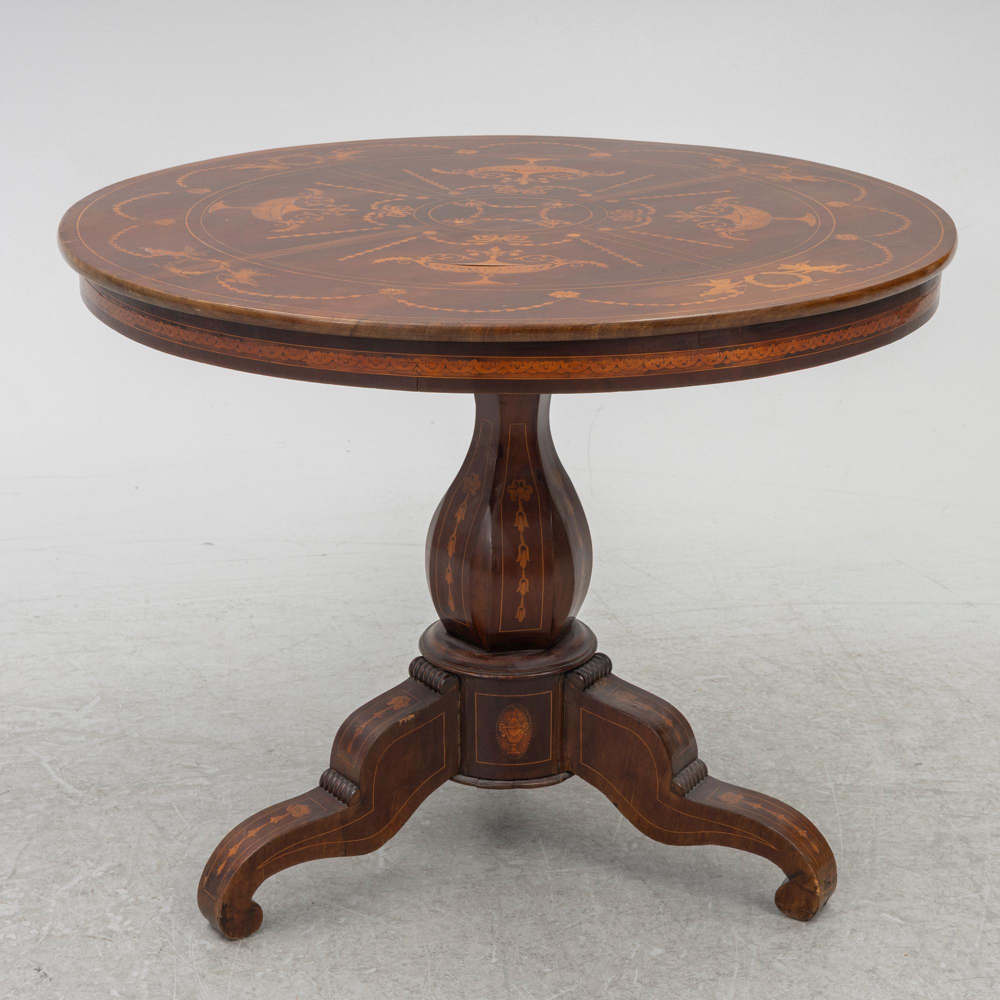 A 19th century table.