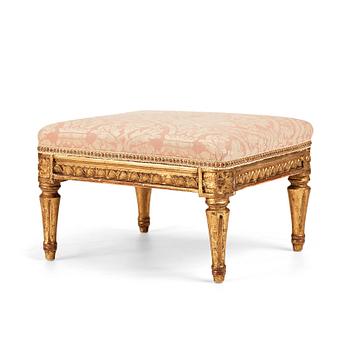 65. A Gustavian late 18th century foot stool.