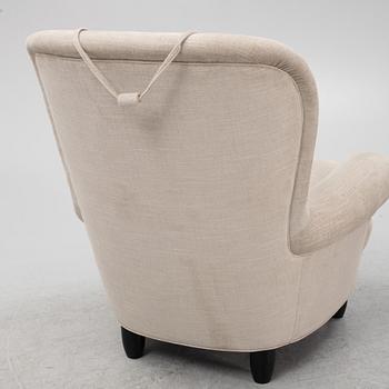 Carl Malmsten, armchair, "Jättepaddan", OH Sjögren, Tranås.